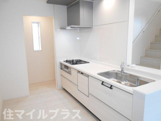 【キッチン】 | 郡山市芳賀3丁目新築一戸建て9棟 | きれいなキッチンです