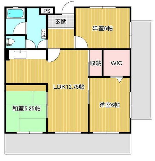 ロワイヤル東山の間取り