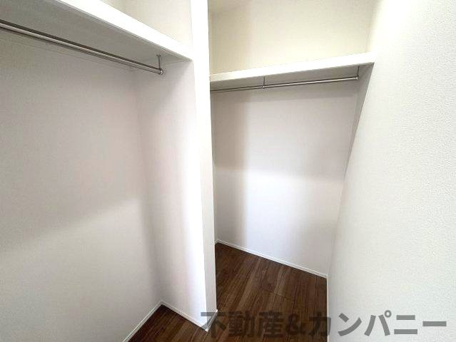 土居田町の新築のおうち　松山市土居田町新築戸建の収納|たっぷり収納できるウォークインクローゼットです