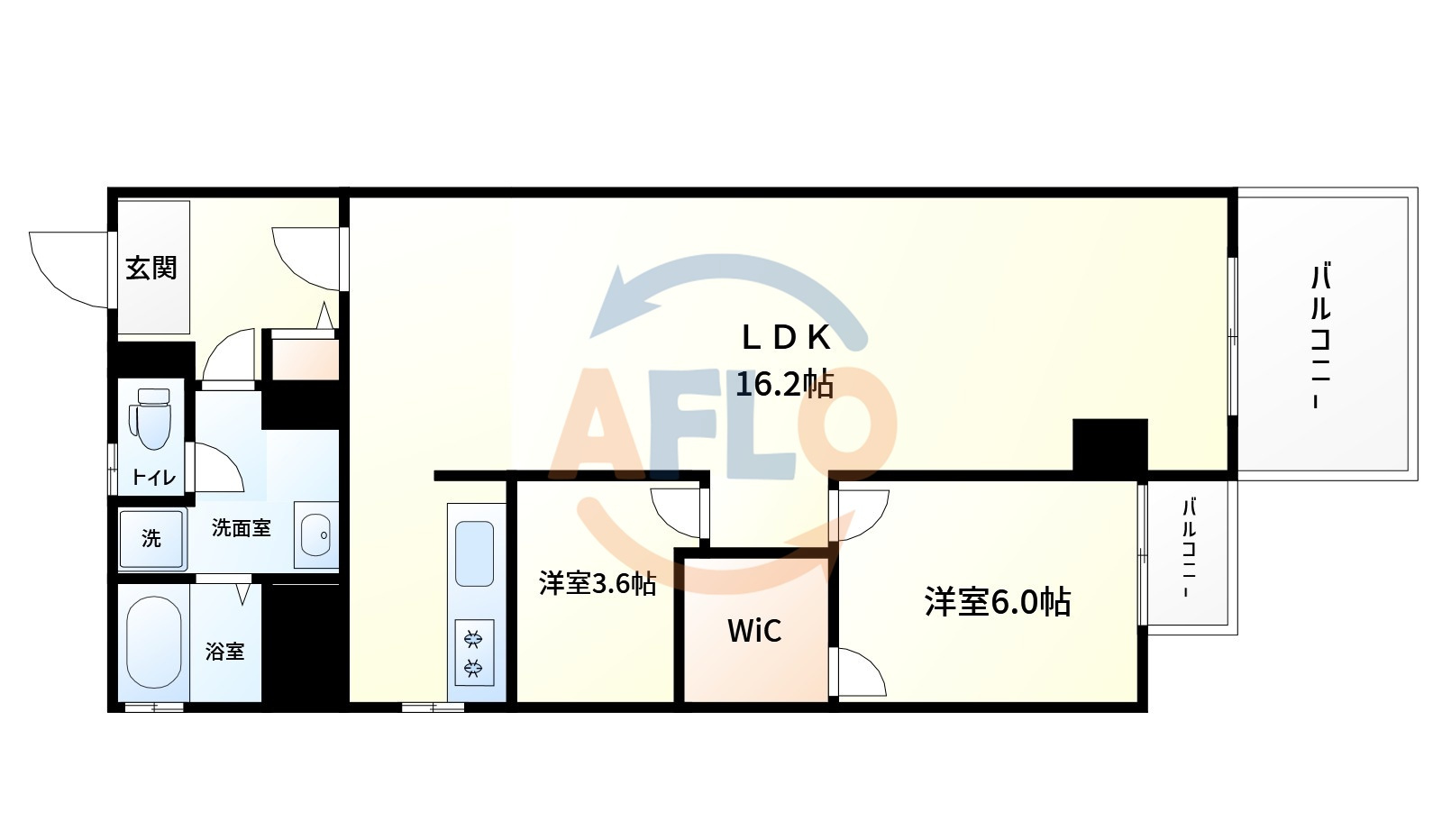 ネオアージュ土佐堀の間取り|ネオアージュ土佐堀　間取り