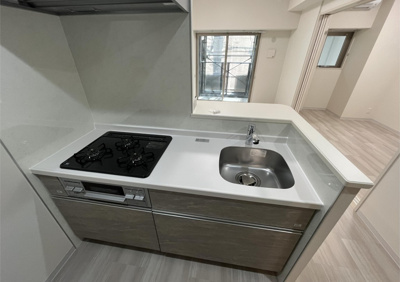 【キッチン】 | ハピネスガーデン新大阪 | 使いやすいキッチンです