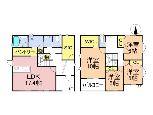 新築戸建　揖斐郡池田町八幡第２　全４区画分譲の間取り|■A棟　■ヤマダ不動産　株式会社リライフ　
■夢のマイホーム購入をフルサポートします！