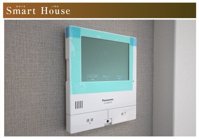 【商談中】新築戸建　揖斐郡池田町八幡第２　全４区画分譲の防犯設備|インターフォンに小型カメラが付いており、不審者の来訪を防ぐことができる機能がついています。