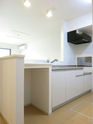 【キッチン】 | パークサイドエビス | お料理しやすいキッチンです