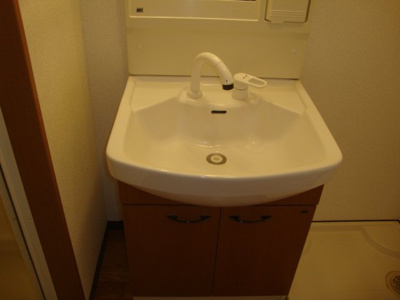 【洗面所】 | ローズガーデン長塚Ⅱ | 洗髪洗面化粧台