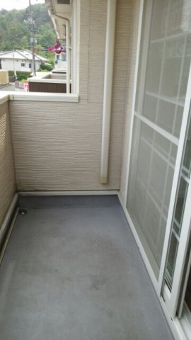 アドベントヒルズＣのバルコニー