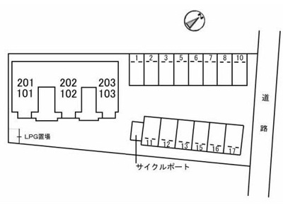 【区画図】 | グリーンハイム | 配置図