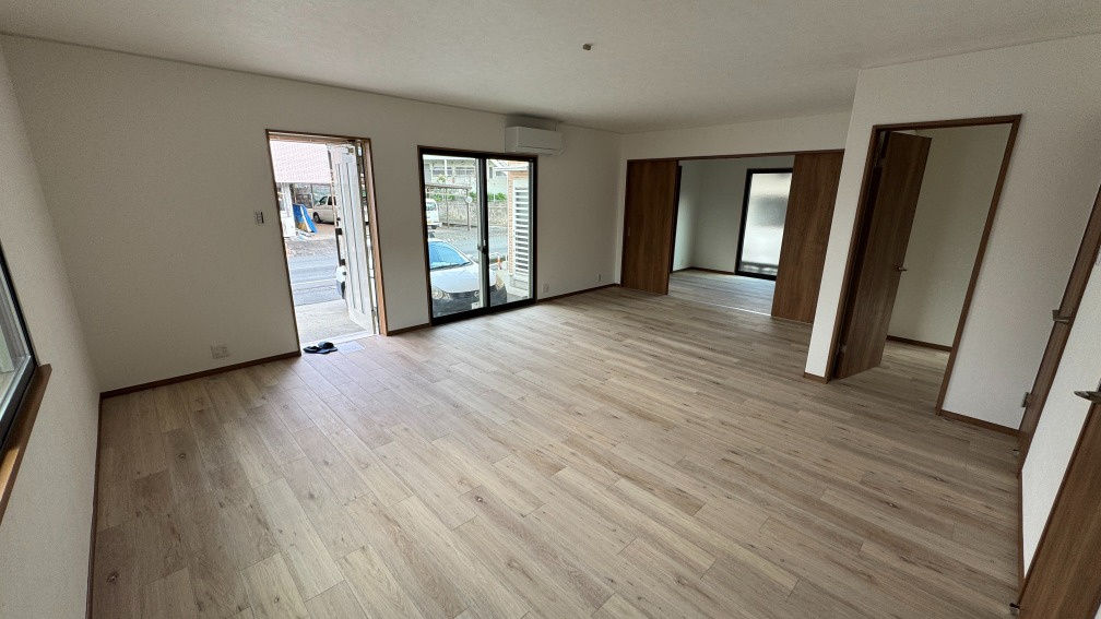 熊本市北区楡木１丁目の一戸建ての玄関