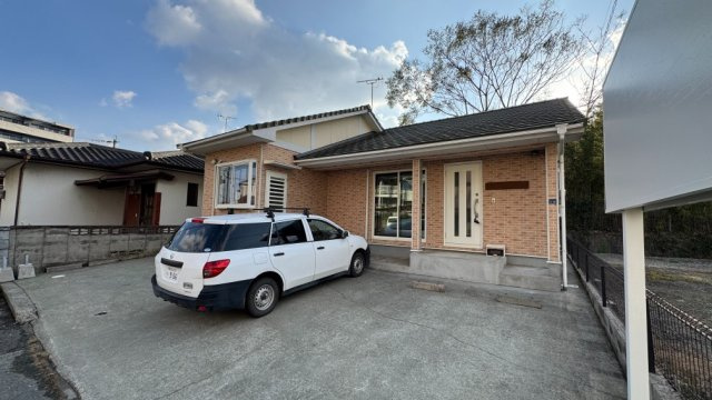 熊本市北区楡木１丁目の一戸建ての駐車場