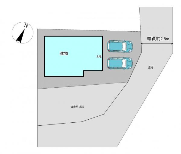 三戸郡三戸町大字梅内字蕨久保の区画図
