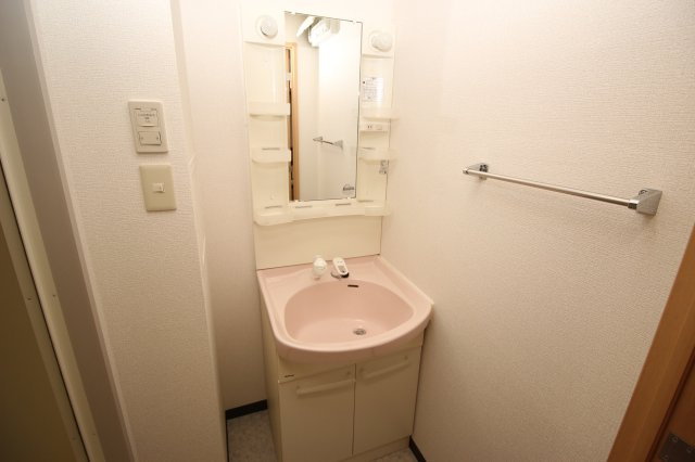 京都市山科区大宅中小路町の賃貸マンションの洗面所