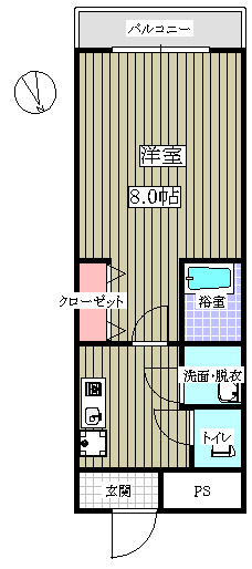 京都市山科区大宅中小路町の賃貸マンション