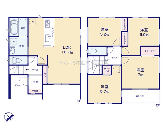 ファーストタウン第2南原山町赤土の間取り