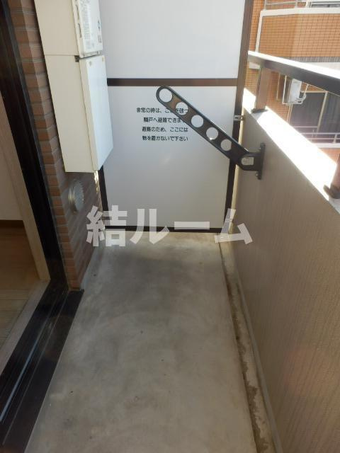 文京区水道２丁目の賃貸マンションのバルコニー