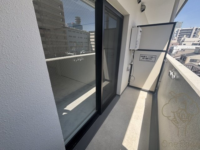 エスグランデ中崎町のバルコニー