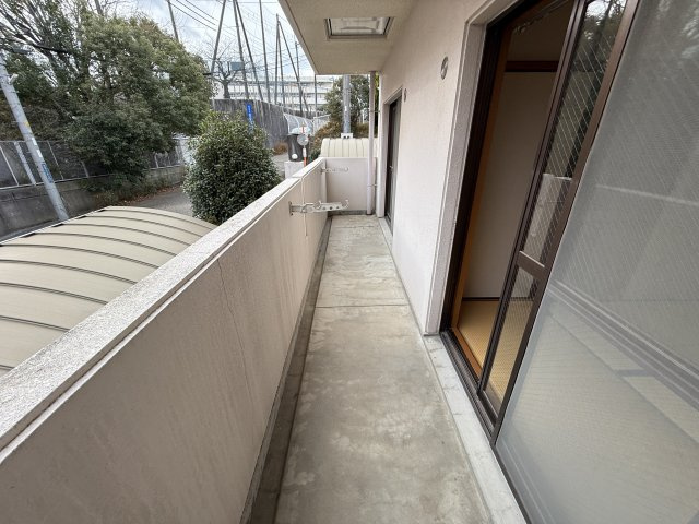 ツインフィールド壱番館のバルコニー