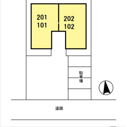アメニティー春日井の区画図