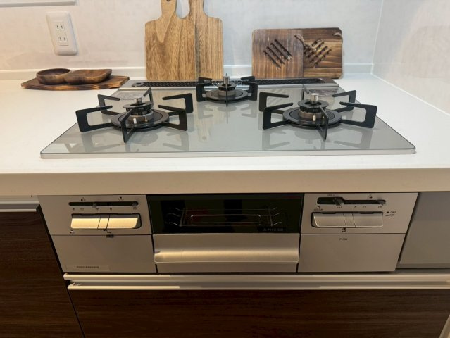 川越市稲荷町　新築一戸建て のキッチン|お料理しやすいキッチンです