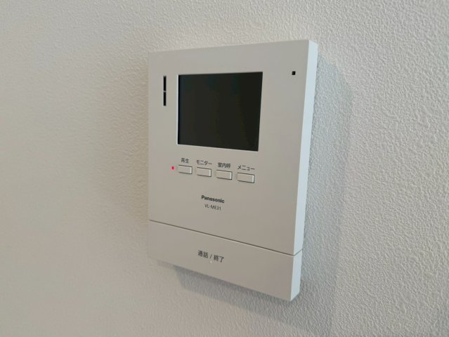 川越市稲荷町　新築一戸建て　の防犯設備|モニター付きインターホン