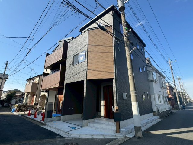 川越市稲荷町　新築一戸建て　の外観|外観もきれいです