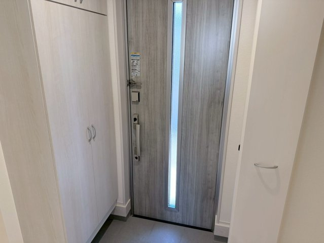 川越大仙波　新築一戸建て　1号棟の玄関|シンプルで使いやすい玄関です