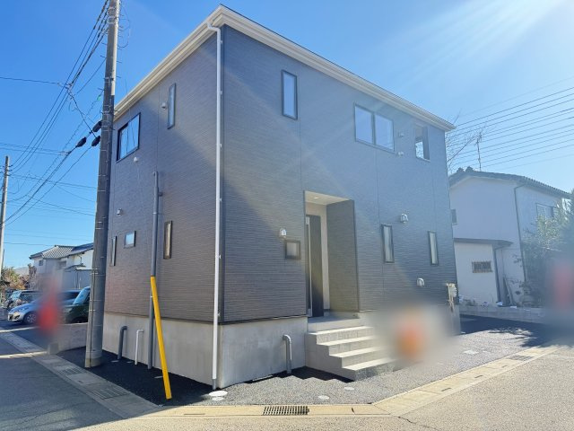 川越市笠幡第44　新築一戸建て　1号棟の外観|外観もきれいです