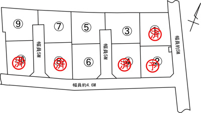 【区画図】 | 誠和町10区画分譲地