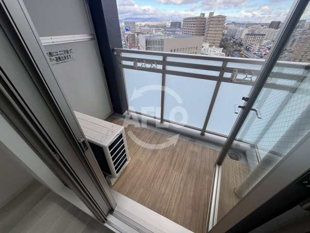 エスリード大阪プライムゲートのバルコニー|エスリード大阪プライムゲート　バルコニー