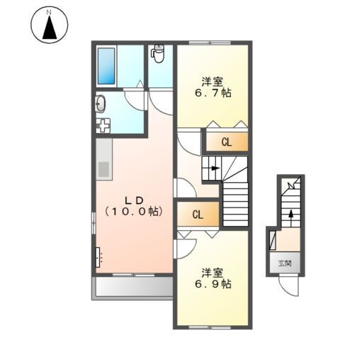 【間取り】 | コンフォール　皆春