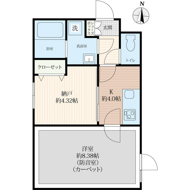ラシクラス上板橋の間取り