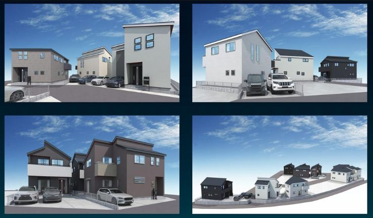 大和市福田新築戸建て　第2-1号棟の外観パース|外観イメージ「大和市福田新築戸建て」