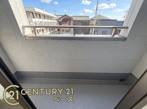 リーブルガーデン田原本町 ２号棟 ／新築一戸建のバルコニー|■テラス屋根付きで雨の日も安心です！