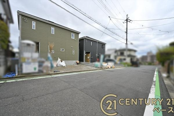 クレイドルガーデン高井田 ２号棟 ／新築一戸建の前面道路含む現地写真|■現地撮影写真■落ち着いた雰囲気の閑静な住宅地内です！