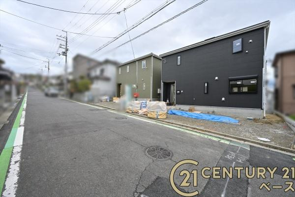 クレイドルガーデン高井田 ２号棟 ／新築一戸建の前面道路含む現地写真|■現地撮影写真■お気軽にお問い合わせください！