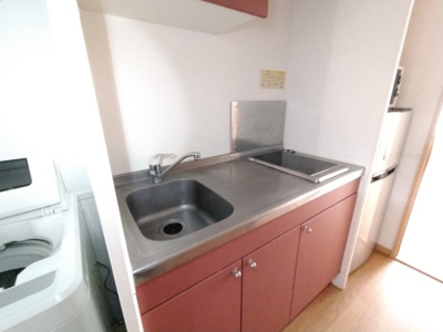 【キッチン】 | レオパレスオトーヌ | シングルレバー設置　シンク広めです♪