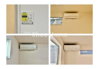 【冷暖房・空調設備】 | 葛飾区亀有4丁目新築分譲住宅 | 浴室乾燥機・エアコン×3