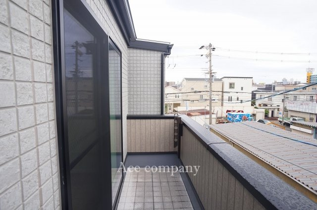 【バルコニー】 | 平野区流町2丁目　【A号地/全2棟】 | 西向きのバルコニーです☆