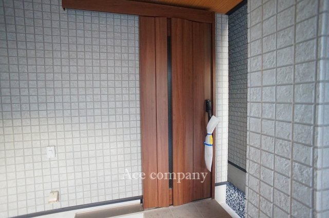 【玄関】 | 平野区流町2丁目　【A号地/全2棟】 | 開け閉め楽々、玄関スライドドアです♪