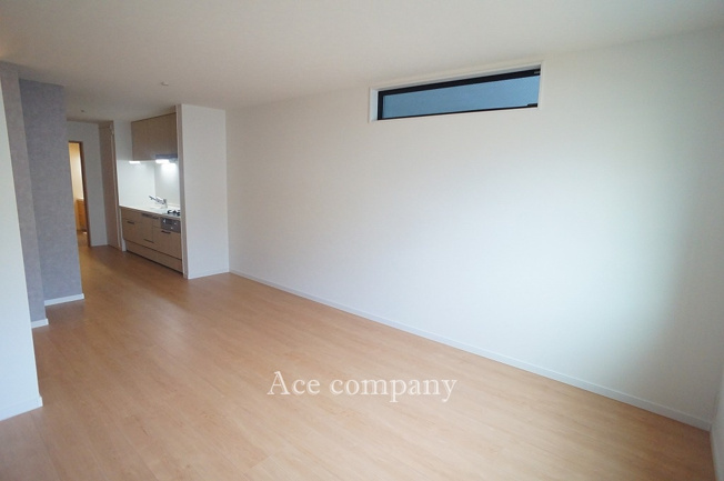 【居間・リビング】 | 平野区流町2丁目　【A号地/全2棟】 | 【LDK：約17.6帖】床暖房完備です☆