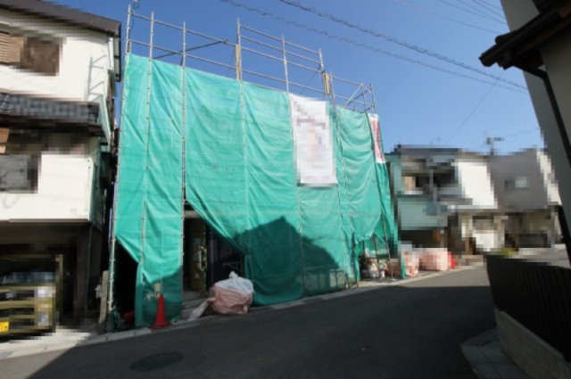 塩屋崎町　新築戸建　1号棟　の外観|1号棟　土地面積　110.92㎡　（約33.55坪）