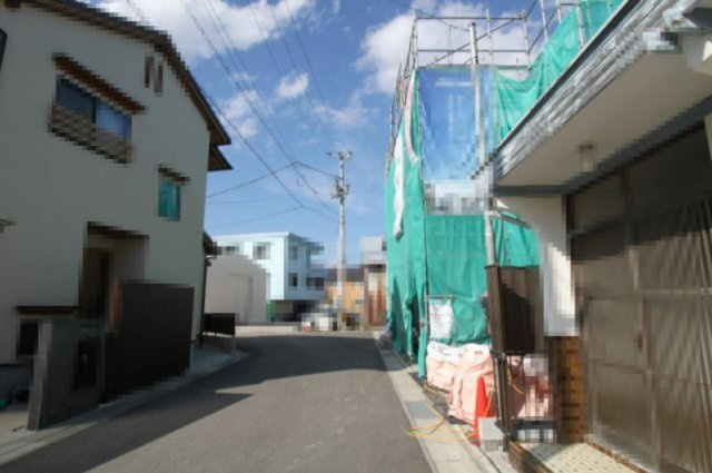 塩屋崎町　新築戸建　1号棟　の外観|1号棟　土地面積　110.92㎡　（約33.55坪）
