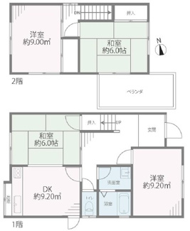 【間取り】 | 大和郡山市小林町中古戸建