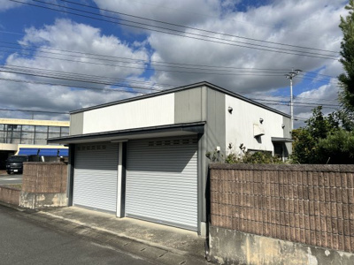 【外観】 | 白川売家 | 南道路で日当たり良好、ガレージ付平屋！