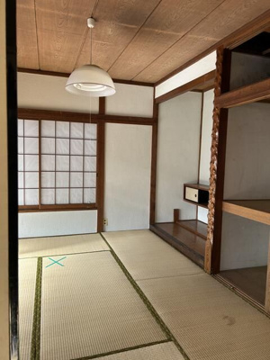 【和室】 | 水谷東３丁目貸家 | 来客時にも便利な和室付き