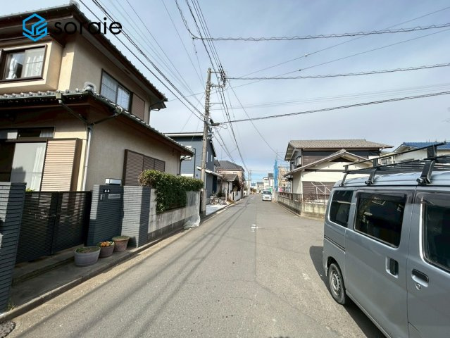 所沢市中新井10期全2棟　新築戸建の前面道路含む現地写真|１月２９日撮影