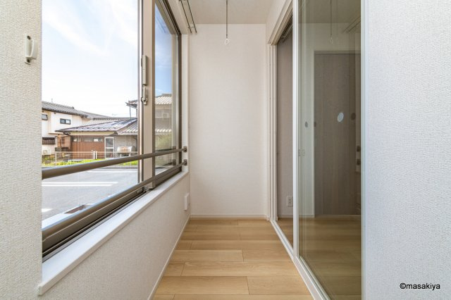 コーポラス院台　Ｂのバルコニー