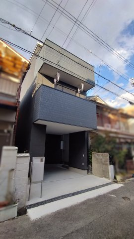 尼崎市栗山町　新築戸建の外観