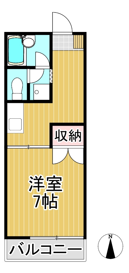 サンヒルズ荘島の間取り
