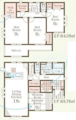 【間取り】 | 藤岡市藤岡1号棟