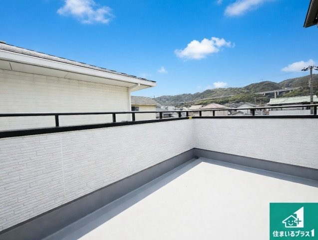 淡路市大磯　第2期　新築一戸建てのバルコニー|日当たりのよいバルコニー！お部屋が開放的に！